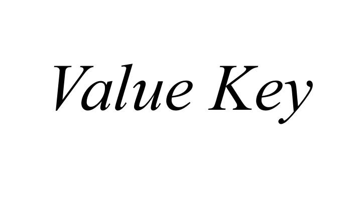 VALUE KEY商标转让